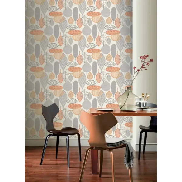 Tapet Arthouse Malmo Ochre Wallpaper Easy Living color Orange 1005 mm x 53 cm