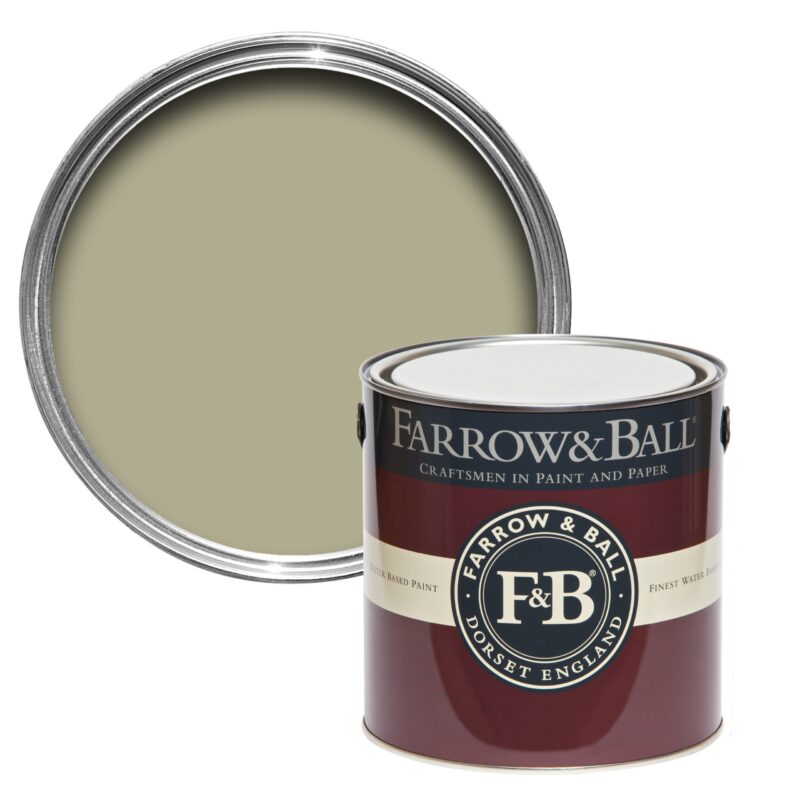 Vopsea verde satinata 20 la suta luciu pentru interior Farrow and Ball Estate Eggshell Ball Green No. 75 5 Litri - imagine 2