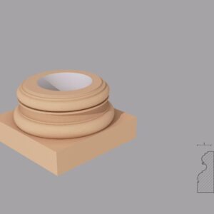 Baza Coloana, polistiren, 200x765x900 mm, FP904-700, Fabrica de Profile