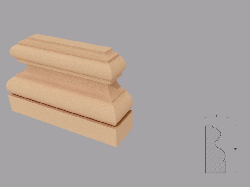 Baza Pilastru FP602-150 150x260x100 mm - imagine 3