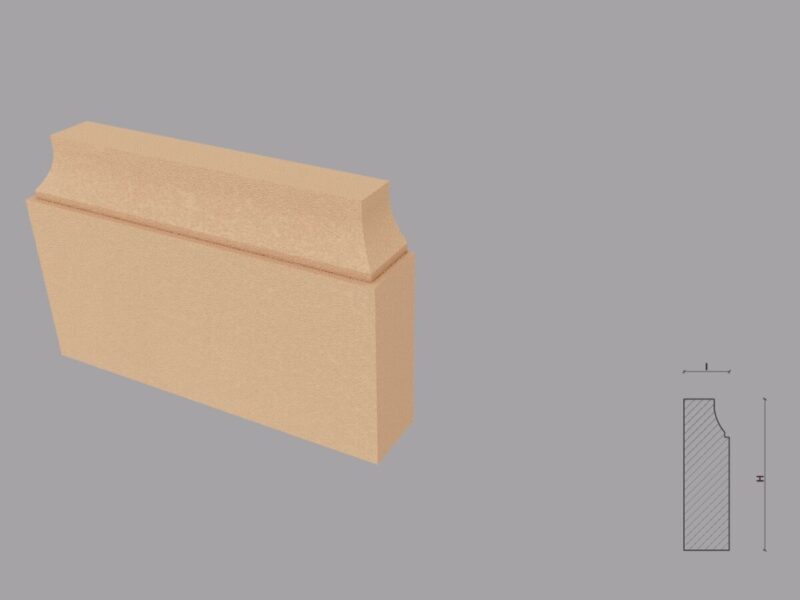 Baza pilastru FP603-300 150x350x70 mm - imagine 3
