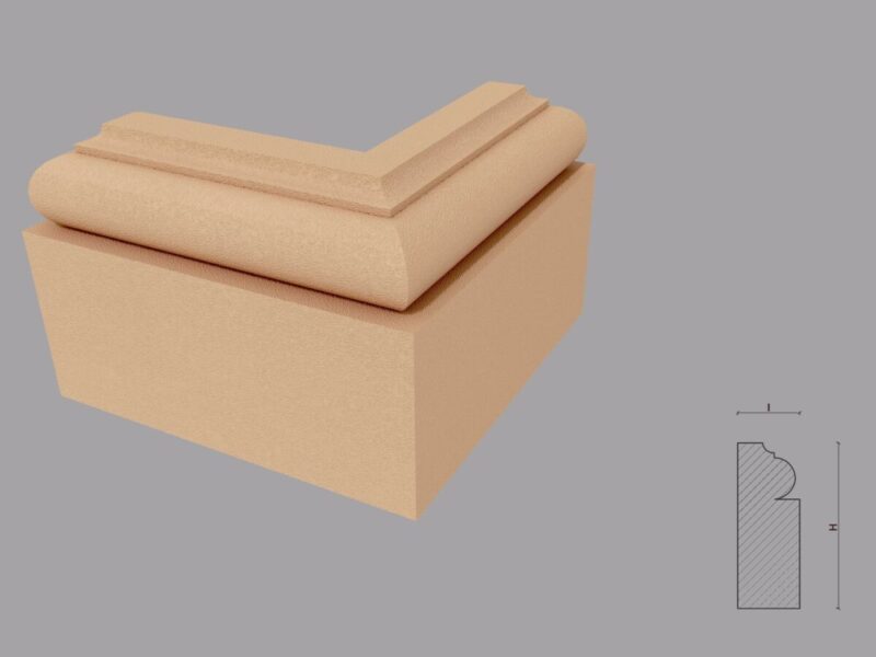 Baza pilastru FP604-200 150x270x80 mm - imagine 4