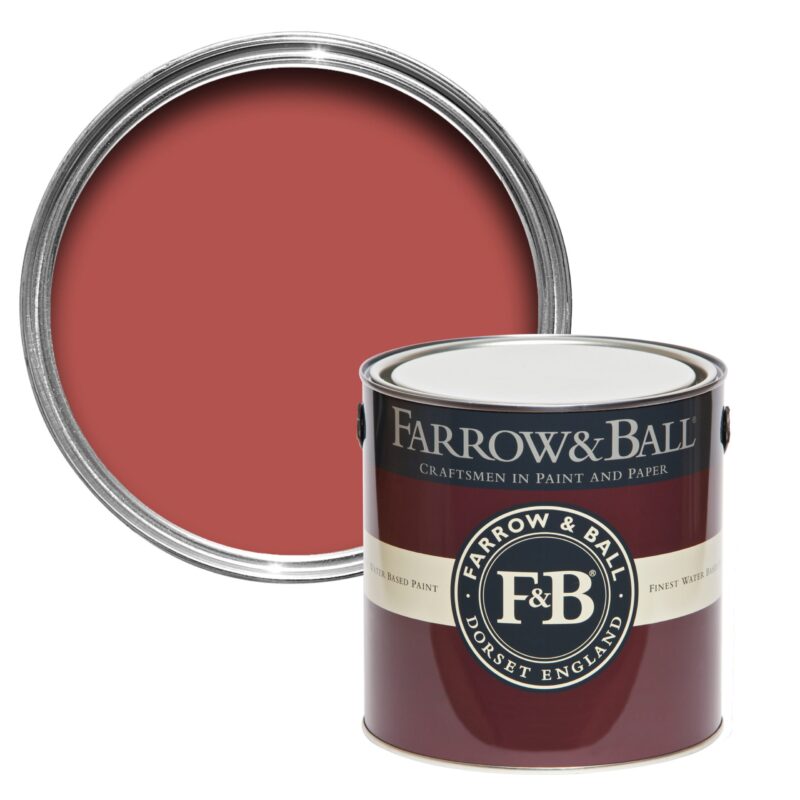 Vopsea rosie lucioasa 95 la suta luciu pentru interior exterior Farrow and Ball Full Gloss Blazer No. 212 2.5 Litri - imagine 2