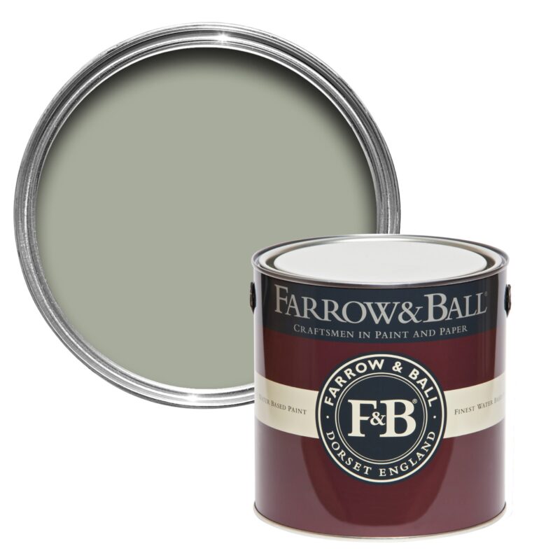 Vopsea gri mata 2 la suta luciu pentru interior Farrow and Ball Estate Emulsion Pigeon No. 25 2.5 Litri - imagine 2