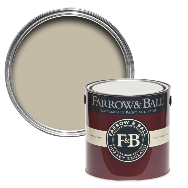 Vopsea gri mata 7 la suta luciu pentru interior Farrow and Ball Modern Emulsion Bone No. 15 2.5 Litri - imagine 2