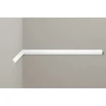 Brau decorativ alb perete, 244x4x1.8 cm, Durotec 02, Cezar