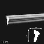 Brau Poliuretan Gaudi 1.51.304 51x25x2000 mm