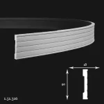 Brau Poliuretan Gaudi 1.51.316 Flexibil 90x18x2000 mm