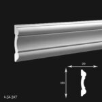 Brau Poliuretan Gaudi 1.51.317 101x20x2000 mm