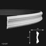 Brau Poliuretan Gaudi 1.51.317 Flexibil 101x20x2000 mm