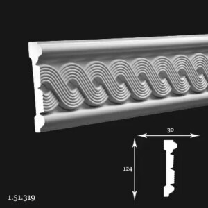 Brau Poliuretan Gaudi 1.51.319 124x30x2000 mm