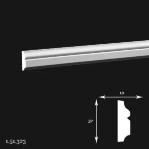 Brau Poliuretan Gaudi 1.51.323 32x10x2000 mm