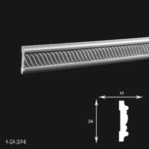 Brau Poliuretan Gaudi 1.51.324 54x12x2000 mm