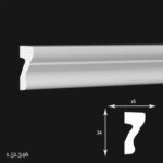 Brau Poliuretan Gaudi 1.51.346 34x16x2000 mm