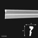 Brau Poliuretan Gaudi 1.51.354 68x26x2000 mm