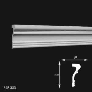 Brau Poliuretan Gaudi 1.51.355 102x38x2000 mm