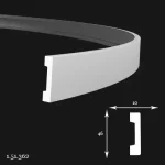 Brau Poliuretan Gaudi 1.51.362 Flexibil 46x10x2000 mm