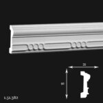 Brau Poliuretan Gaudi 1.51.382 92x35x2000 mm