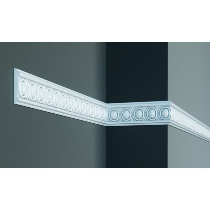 Brau de perete Poliuretan Manavi CR702 77x19x2000 mm - imagine 2