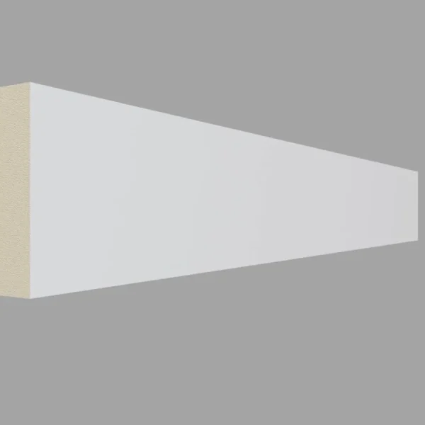 Brau poliuretan BR14 M 16x70x2000 mm, alb, decorativ, material dur