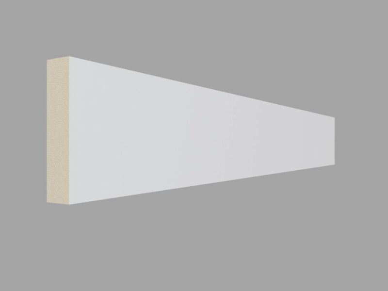 Brau poliuretan BR14 M 16x70x2000 mm, alb, decorativ, material dur
