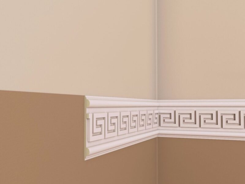 Brau decorativ din poliuretan, Versace BR9, 18x140x2000 mm