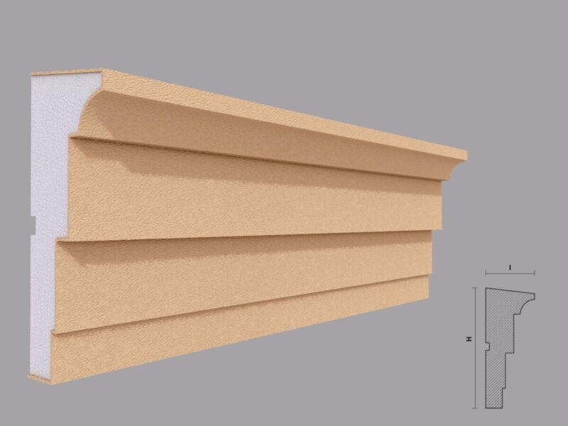 Brau decorativ fatada FP303 65x160x2000 mm