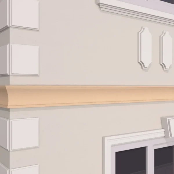 Brau decorativ fatada FP304 51x180x2000 mm