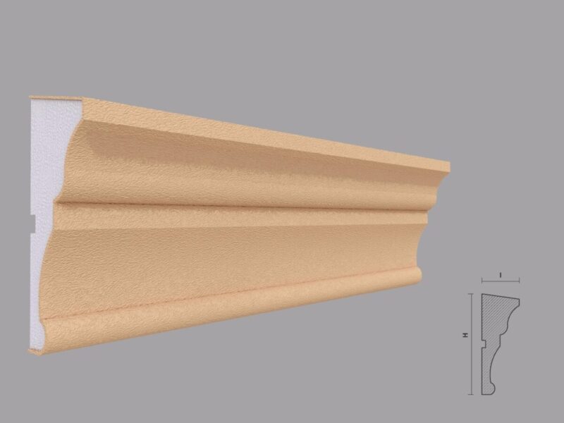 Brau decorativ fatada FP308 50x135x2000 mm