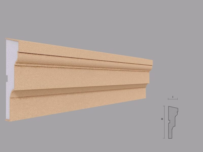 Brâu decorativ fatada polistiren, bej, Colonial Light BR137, 14 mp