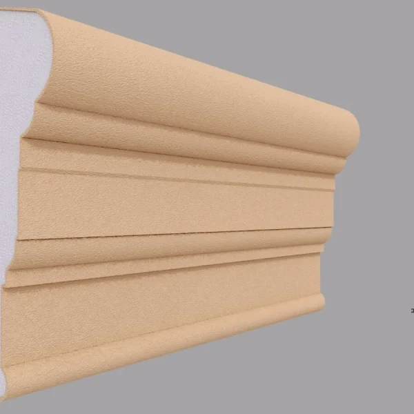 Brau decorativ FP312, fatada, bej, 66x250x2000 mm