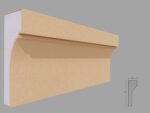 Brau decorativ fatada, polistiren expandat, 60x180x2000 mm, FP317