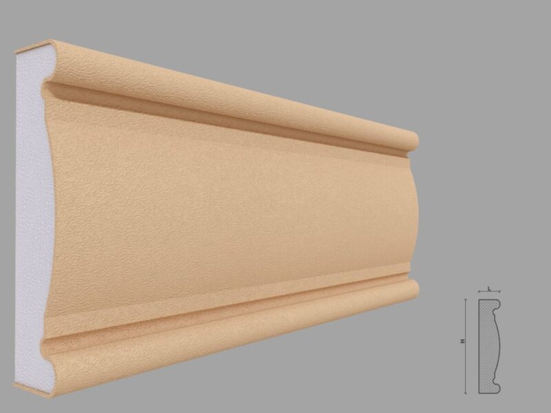 Brau decorativ fatada FP319 40x180x2000 mm - imagine 4