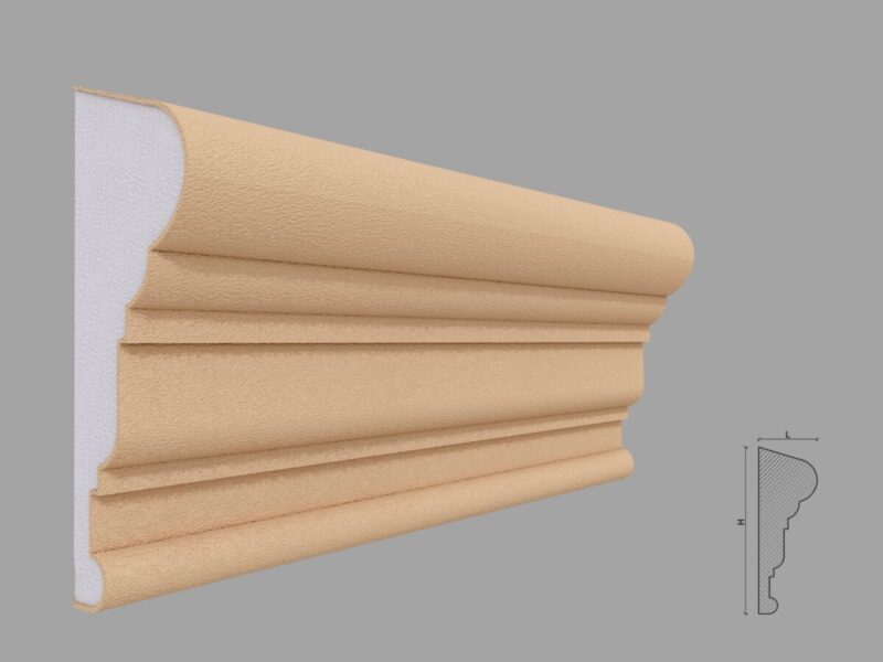 Brau decorativ fatada FP322 66x200x2000 mm - imagine 2