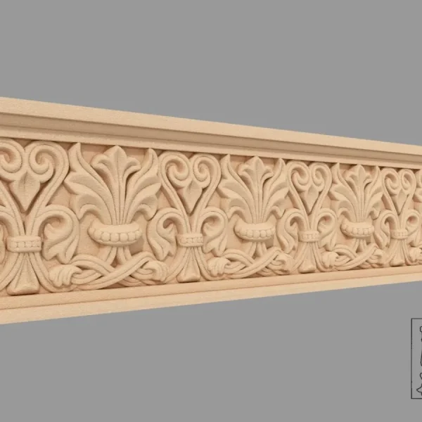 Brâu decorativ, profil arhitectural, FP326, exterior, 85x300x2000 mm