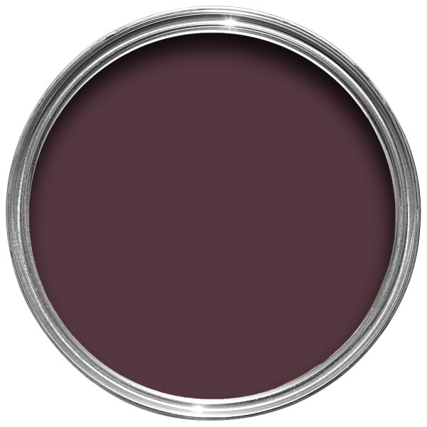 Vopsea bordo mata, interior, luciu redus, ecologica, Farrow & Ball, Brinjal 222, 100 ml
