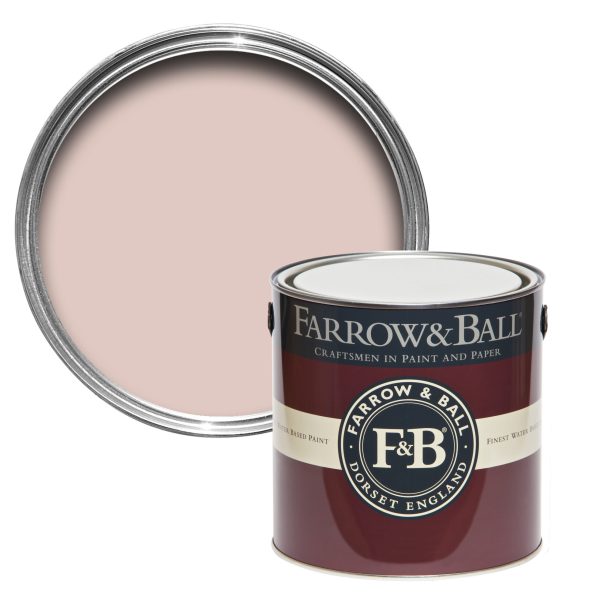 Vopsea roz mata 7 la suta luciu pentru interior Farrow and Ball Mostra Calamine No. 230 100 ml
