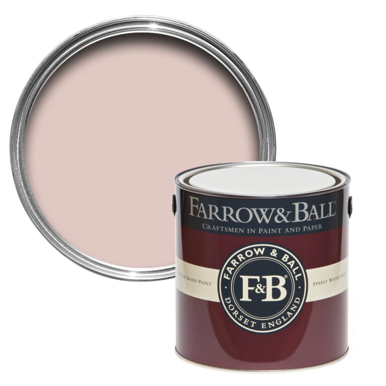 Vopsea roz mata 7 la suta luciu pentru interior Farrow and Ball Mostra Calamine No. 230 100 ml