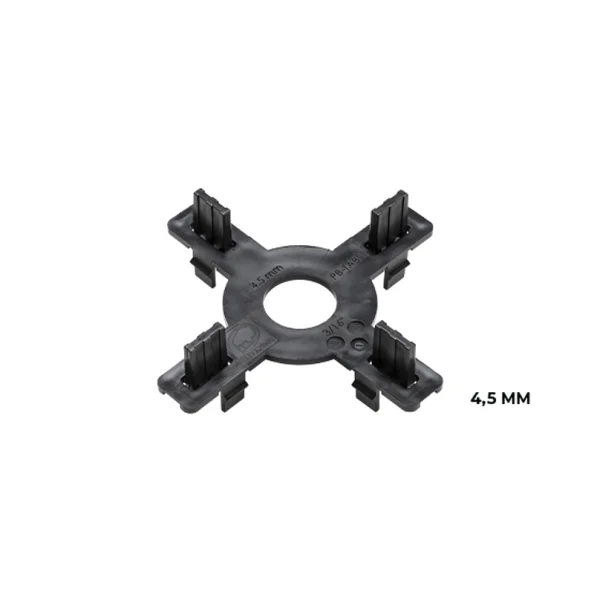 Cap distantier plot, suport terase, negru, 4,5 mm, Buzon
