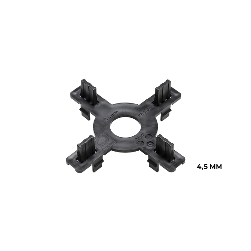 Cap distantier plot, suport terase, negru, 4,5 mm, Buzon