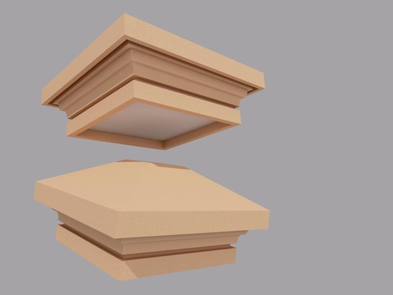 Capac de Stalp FPCS03-450 200x590x590 mm - imagine 4