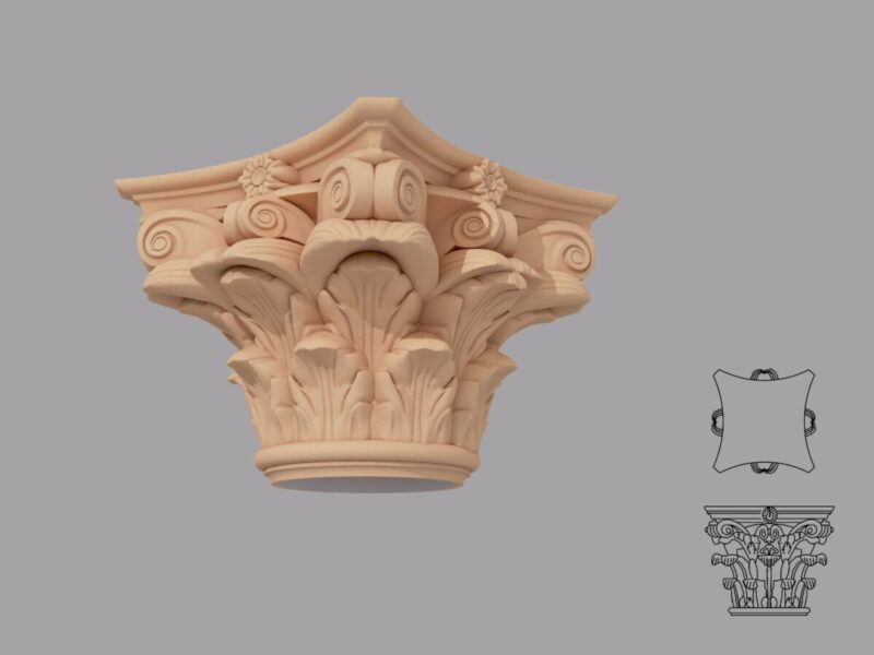 Capitel Coloana CORINTIC-400 550x420x630 mm