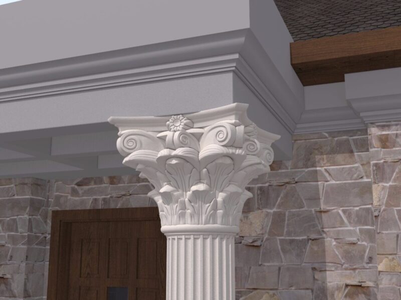 Capitel Coloana CORINTIC-400 550x420x630 mm