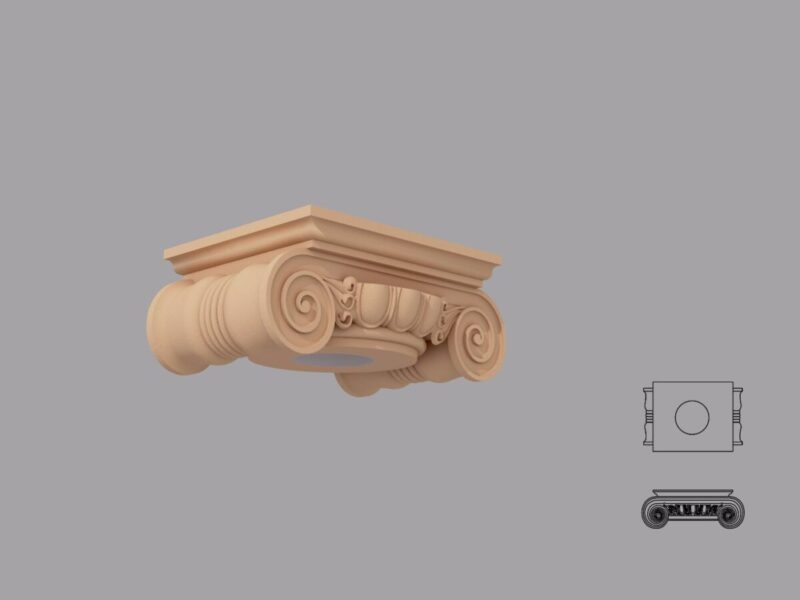 Capitel Coloana IONIC-650 225x650x985 mm