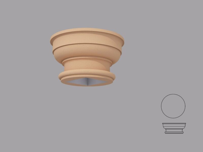 Capitel Coloana TOSCANA-450 230x500x645 mm - imagine 2