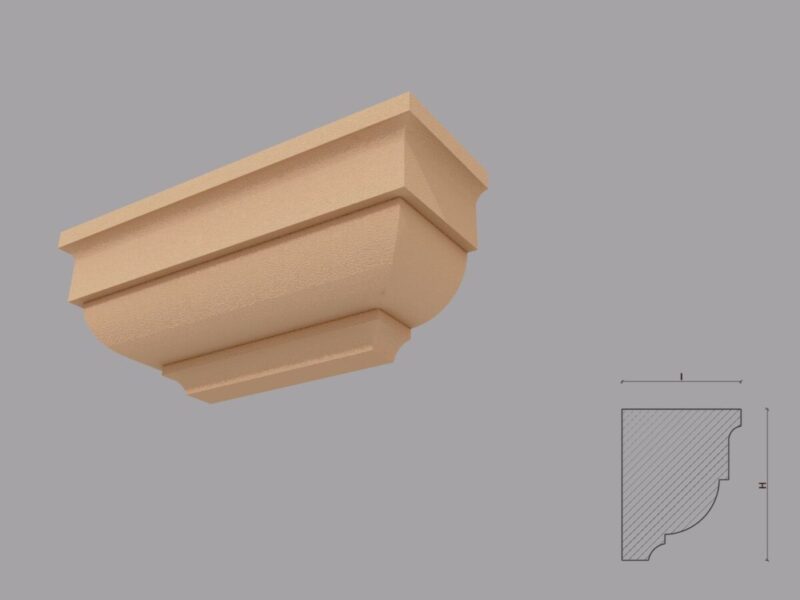 Capitel Pilastru FP701-250 188x440x140 mm - imagine 2