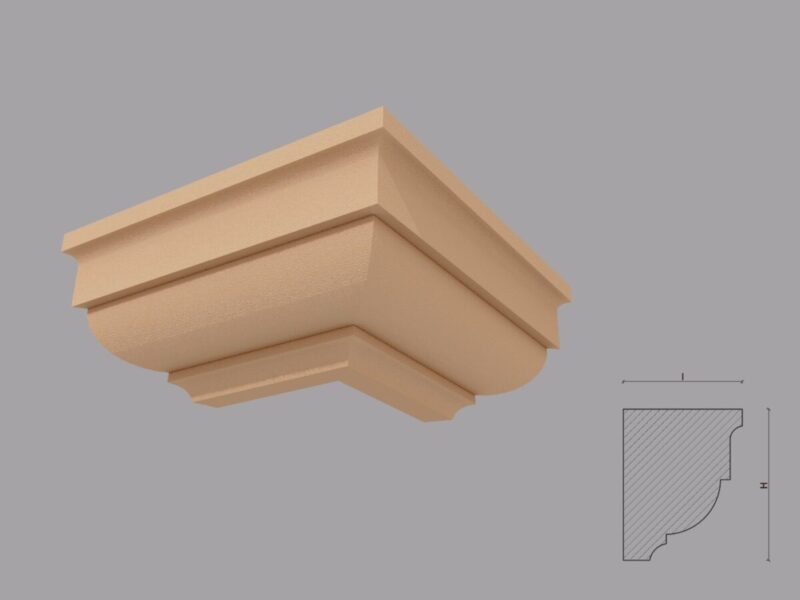 Capitel Pilastru FP701-250 188x440x140 mm - imagine 3
