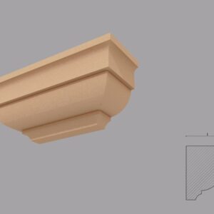 Capitel Pilastru, decorativ, bej, FP701-350, 188x540x140 mm
