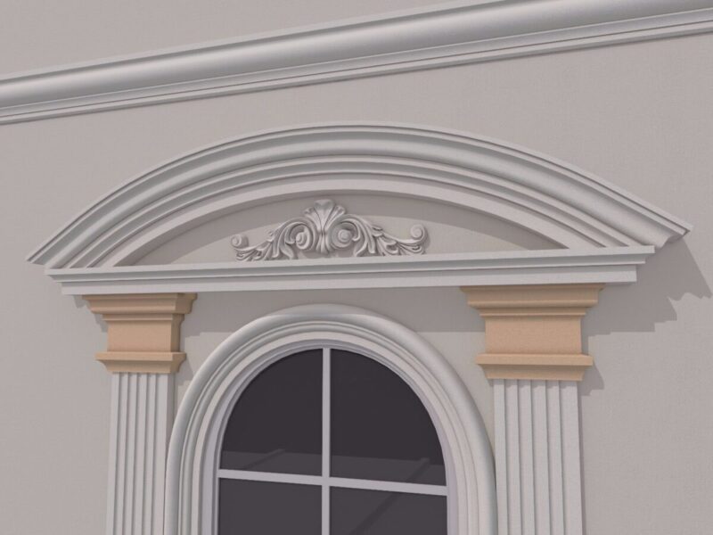 Capitel Pilastru FP702-300 250x410x100 mm - imagine 4