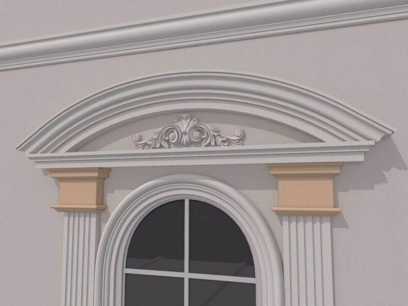 Capitel Pilastru FP703-250 250x360x100 mm - imagine 4